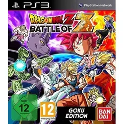 DBZ Battle of Z PS-3 Goku Ed. Dragon Ball Z - Kampfspiel für PlayStation 3 mit Goku-Figur (25cm) und Artbook. Erlebe epische Team-Kämpfe allein oder mit bis zu 8 Spielern im einzigartigen Dragon Ball Z-Universum!