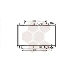 Van Wezel Kühler 82002005 - Autoteile für effektive Motorkühlung, sorgt für optimale Betriebstemperatur und längere Lebensdauer des Motors.