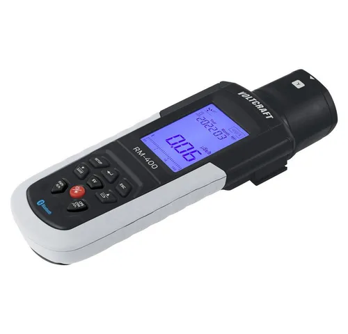 VOLTCRAFT RM-400 Geigerzähler - Strahlungsdetektor für Alpha, Beta, Gamma und Röntgenstrahlung mit akustischem Warnton und Auswertungssoftware. Ideal für präzise Messungen in Hobby und Alltag.