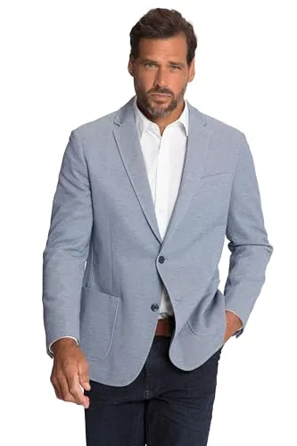 JP1880 Sakko Business Revers ägäisblau - Modisches Halbfutter Sakko in ägäisblau, ideal für Business-Anlässe und leicht zu kombinieren. Hochwertige Materialien für optimalen Tragekomfort.