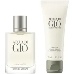Giorgio Armani Acqua Di Giò Pour Homme Geschenkset - 2 pcs - Elegantes Geschenkset für ihn mit 50 ml Eau de Toilette und 75 ml Duschgel, vereint frische aquatische und zitrusartige Noten für einen belebenden Duft.