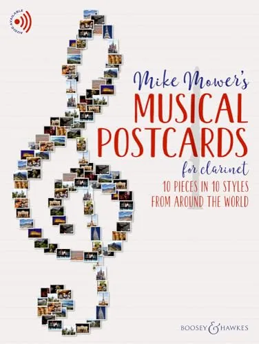 Musical Postcards for Clarinet: 10 pieces in 10 styles from around the world. Klarinette.