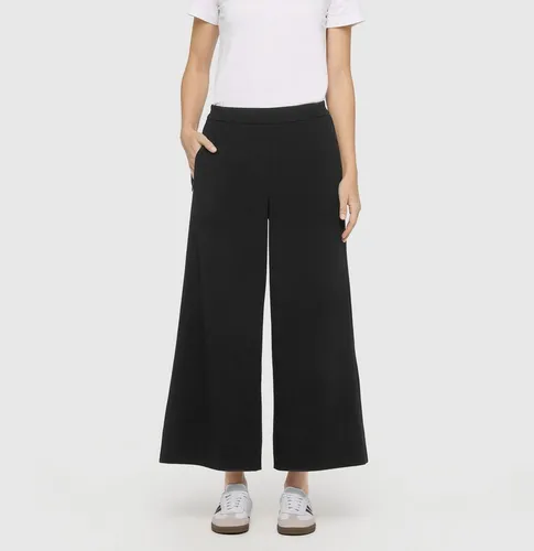MAC Comfort-fit-Jeans Coraline - Schwarze Culotte mit weitem Bein - Stilvolle Wide Fit Culotte für eleganten Look. Hoher Tragekomfort dank hochwertiger Materialzusammensetzung und normaler Leibhöhe.
