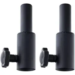 Pronomic Boxenstativadapter 35mm/25mm 2er Set - Boxenstativadapter für maximale Flexibilität, robustes Metall, solide Verarbeitung, 2 Stück im Spar-Set für DJs und Musiker.