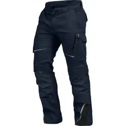 Bundhose-Flex-Line Marine/Schwarz Größe 26 - Robuste Arbeitskleidung - Arbeits- & Schutzkleidung mit geradem Schnitt, reflektierenden Elementen und strapazierfähigem 600D/PU Material für maximale Sicherheit und Komfort bei der Arbeit.