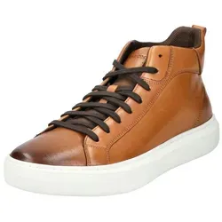 Geox Herren U DEIVEN B Sneaker, LT Brown, 41 EU - Herren-Sneaker mit atmungsaktiver Technologie von Geox, ideal für Komfort und Style im Alltag.