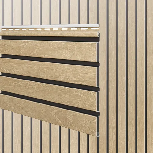 Vox Canadian Siding SXP-06 Max 3 Fronto V-Black 2,95 m - Modernes Verkleidungspaneel in Holzoptik, stoßfest und pflegeleicht. Ideal für einfache Montage auf Holz- oder Metallunterkonstruktionen. Perfekt für Fassaden und Innenräume.