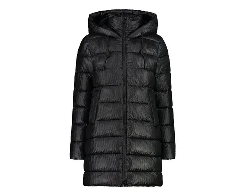 CMP Woman Coat Zip Hood nero (U901) 38 - Funktionsjacke für Damen mit wasserabweisender PFC-freier Außenbehandlung und innovativer Thinsulate-Wattierung für hohe Isolation und Komfort im Alltag.