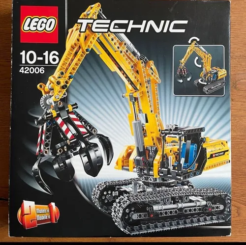 LEGO TECHNIC - Raupenbagger (42006) Neu & OVP - LEGO (R) Komplette Sets & Packs, mit 770 Teilen für kreatives Bauen, ideal für Technik-Fans von 10-16 Jahren!