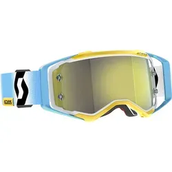 Scott Prospect 6 Days 2023 Argentinien Motocross Brille, gelb für Männer - Erleben Sie die offizielle FIM 6DAYS® Argentinien Edition mit maximalem Sichtfeld und innovativem Lens-Lock-System. Ideal für Motocross-Enthusiasten, die Wert auf Qualität legen.