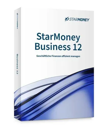 StarMoney 12 Business Jahreslizenz inkl. Premium Support - Finanzmanagement-Software für Geschäftskunden, 12 Monate Nutzung, TÜV-zertifizierte Sicherheit und automatisierte Abläufe für effizientes Banking.