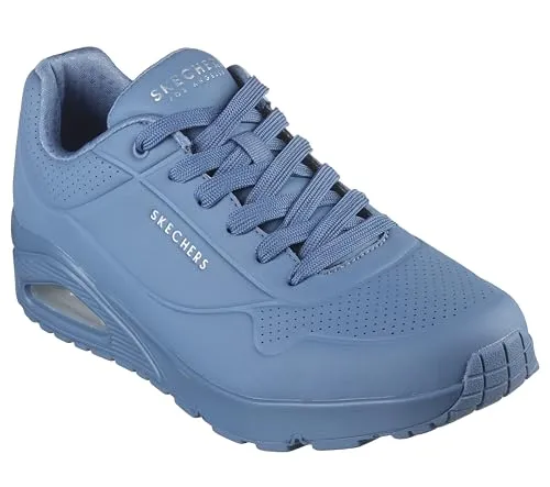 Skechers Herren UNO Stand on Air Sneaker - Herren-Sneaker mit blauem Durabuck-Mesh, atmungsaktiv und bequem, ideal für den täglichen Gebrauch und sportliche Aktivitäten.