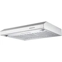 Respekta Dunstabzugshaube Unterbauhaube 50cm - Edelstahl, energieeffizient - Dunstabzugshaube mit flexibler Montage und LED-Beleuchtung. Energieeffizienzklasse A+, ideal für frische Luft beim Kochen.