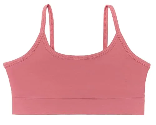 ALBERO NATUR Mädchen Bustier BHS Bio-Baumwolle Unterhemd (DE/NL/SE/PL, Numerisch, 140, Regular, Verblühte Rosa)