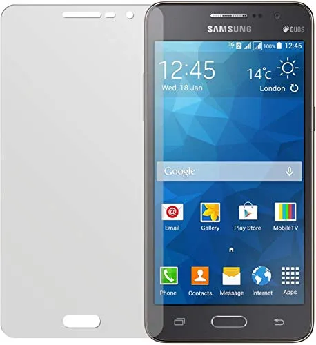dipos I 2X Schutzfolie matt kompatibel mit Samsung Galaxy Grand Prime Folie Displayschutzfolie