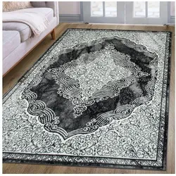 Teppich OTTO HOME "Harvii, kurzflor" 120x180cm grau - Der stilvolle Teppich "Harvii, kurzflor" von OTTO HOME ist schmutzabweisend und strapazierfähig. Ideal für stark frequentierte Bereiche, bietet er Komfort und lässt sich leicht reinigen. Maße: 120x180cm, Höhe: 8mm.