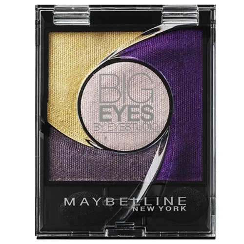 Maybelline New York Lidschatten Eyestudio Big Eyes Palette Purple 05 / Eyeshadow Set in Lila-Tönen mit Wet-Technologie und Perl-Pigmenten, 1 x 3,7 g