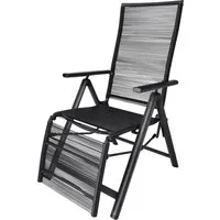 LIVARNO home Relaxsessel »Miami« – Anthrazit im modernen Rope-Design - Stuhl für Balkon, Terrasse oder Garten mit hohem Sitzkomfort und witterungsbeständigem Aluminiumgestell. Max. Belastung 120 kg, stapelbar und einfach aufzubauen.