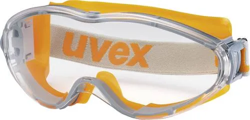Uvex ULTRASONIC 9302245 Vollsichtbrille – Orange, Grau - Hochwertige Schutzbrille mit sportlichem Design und weichem Sitz. Ideal für Brillenträger, bietet umfassenden Schutz und hervorragende Belüftung für ein angenehmes Tragegefühl.