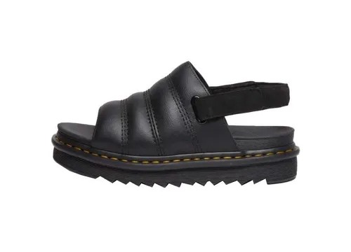 DR. MARTENS Zebrilus Plateausandale - Modische Riemchensandale mit 4 cm Plateauhöhe, aus Leder und Textil, ideal für Freizeit und Sommeraktivitäten.