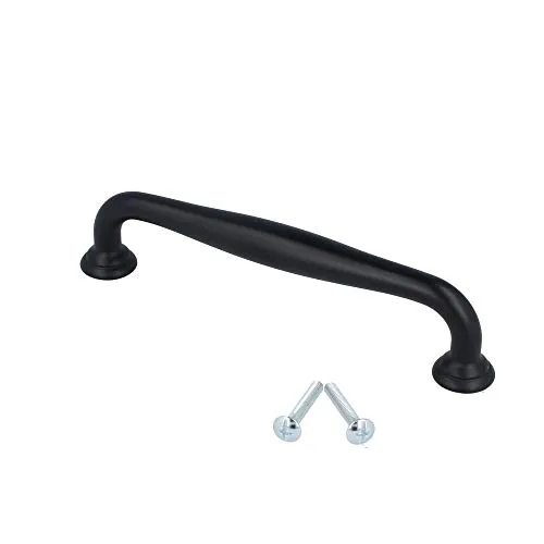 Möbelgriff Schubladengriff schwarz matt Serie UZ70 Schrankgriff Türgriff Zamak (96mm)