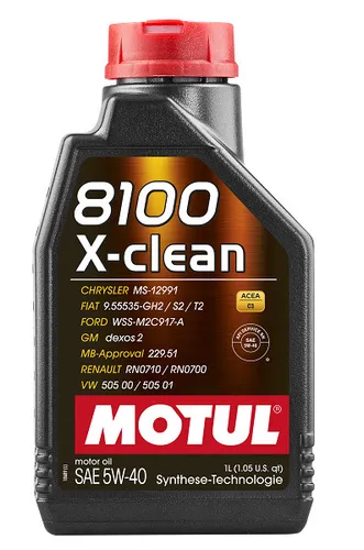 1L MOTUL 8100 X-CLEAN 5W-40 102786/109227