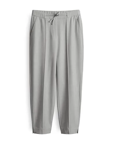 OPUS Damen City Pants | MYHA Iconic Relaxed City Pants aus Viskosemix Hazy Fog Melange, Größe 34 - Die OPUS City Pants bieten einen lässigen, stilvollen Look mit hochwertiger Verarbeitung. Ideal für modebewusste Frauen, die Komfort und Eleganz in ihrem Alltag schätzen.