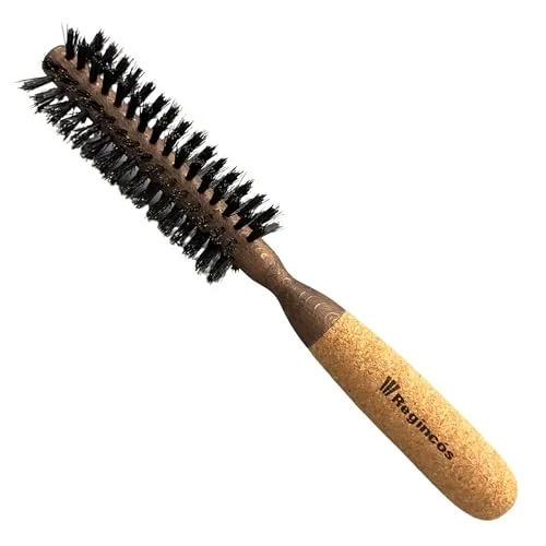 Regincós Haar-Rundbürste 20229 Mischborste Holzkörper, 8-reihig, 13/ 38 mm