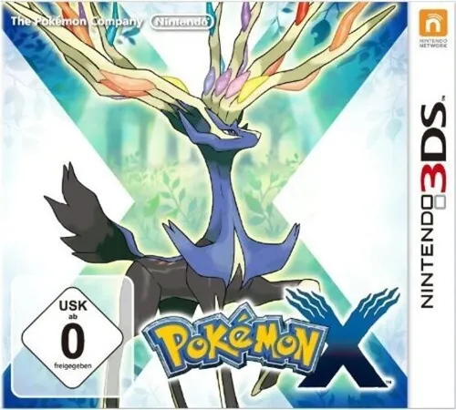 Pokémon X für Nintendo 3DS - Rollenspiel-Klassiker mit fesselnder Grafik und neuen Pokémon-Abenteuern, ideal für Fans und Neulinge!