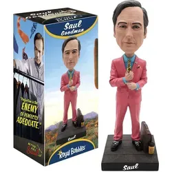 Better Call Saul Wackelkopf-Figur - Saul Goodman 20 cm - Spielfiguren: Detailreiche Wackelkopf-Figur aus hochwertigem Resin, ca. 20 cm groß, ideal für Fans und Sammler. Lieferung in bedruckter Box.