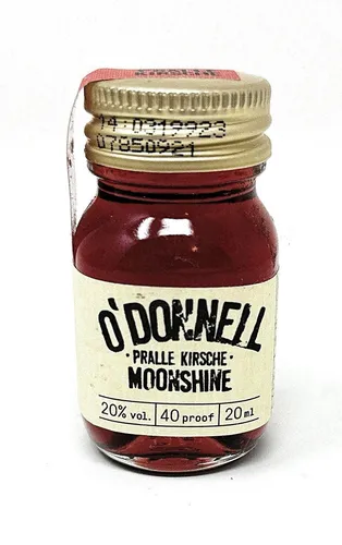 O'DONNELL MOONSHINE Likör Pralle Kirsche 20% VOL. 20ml Shot