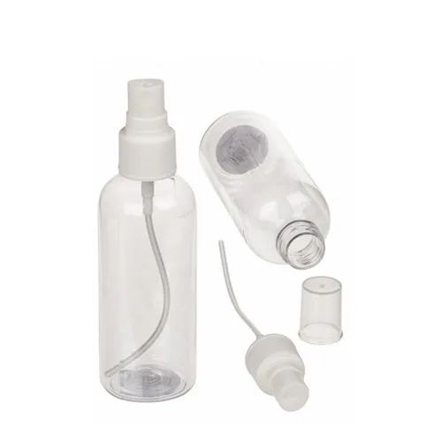 Zerstäuber Pump Spray Fläschchen für ca. 100 ml aus Kunststoff ca. 13 cm