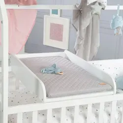Roba Wickelplatte roba Style, weiß, 80 cm - Wickeltisch Zubehör in weiß, platzsparend und inklusive Microfaser-Wickelauflage für eine einfache Montage. Ideal für jedes Babyzimmer.
