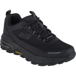 Skechers Max Protect-Fast Track 237304-BBK, Herren Sneaker in Schwarz - Moderne Herren-Sneaker mit wasserdichtem Obermaterial und Air Cooled Memory Foam für optimalen Komfort. Ideal für den täglichen Gebrauch und jede Wetterlage.