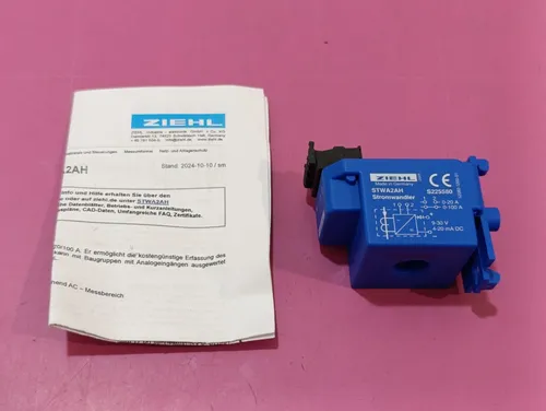 Ziehl STWA 2 AH Stromwandler 100 A – Effiziente AC-DC Umwandlung - Stromwandler für AC-Ströme bis 100 A mit Potenzialtrennung. Ideal für präzise Messungen in industriellen Anwendungen.