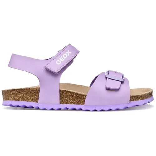Geox Mädchen J Adriel Girl C Sandalen, C8545 Dk Lilac, 30 EU