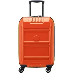 DELSEY PARIS Rempart Expandable 4 Double Rolls Cabin Trolley 55 - Orange - Praktischer Handgepäck-Trolley mit leisen Rollen und erweiterbarem Volumen. Ideal für Kurztrips, mit TSA-Zahlenschloss und durchdachtem Innenlayout für einfaches Packen.