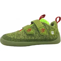 Affenzahn Knit Happy Dragon Jungen Klettschuh in Grün, Größe 24 - Grün - 24