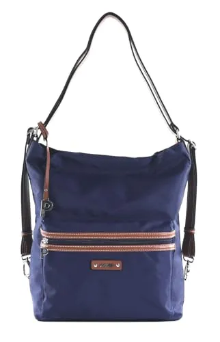 PICARD Schultertasche Rucksack Sonja - Dunkelblau - Praktische PICARD Schultertasche mit Rucksackfunktion. Viel Platz für Ihre Essentials und abnehmbare, verstellbare Riemen für maximalen Komfort. Ideal für Büro, Freizeit und Shopping!