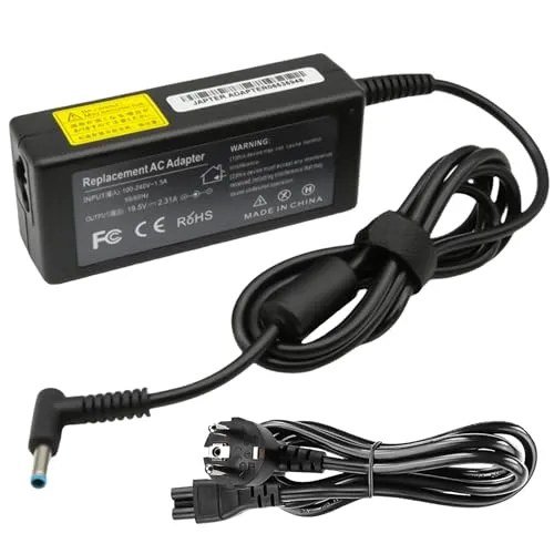 45w Hp Laptop Ladekabel, Laptop Ladekabel 45w, 19.5v 2.31a Notebook Netzteil Für Ac Adapter Netzteil Für Hp Elitebook Probook Stream Pavilion Spectre Envy