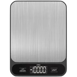 Strex Digitale Küchenwaage - Präzisionswaage bis 10kg mit Tara-Funktion - Die Strex digitale Küchenwaage bietet präzises Wiegen bis 10 kg. Mit 6 Maßeinheiten, einfacher Tara-Funktion und einem klaren LCD-Display ist sie der perfekte Helfer beim Kochen und Backen.