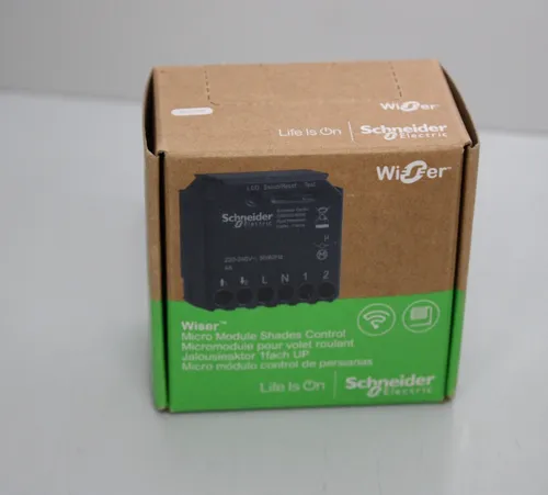 Schneider Electric CCT5015-0002W Wiser Smart Home Jalousieaktor - Unterputz, kein Hub nötig, einfache App-Steuerung und hohe Kompatibilität für flexibles Jalousienmanagement