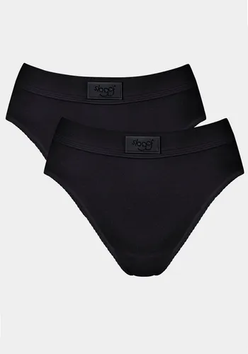 sloggi Tai-Slip Double Comfort (2er Pack) - Funktionsunterwäsche in sportlichem Look, aus hochwertigem Baumwollmix mit hohem Beinausschnitt für optimalen Tragekomfort und Bewegungsfreiheit.