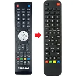 Ersatz Fernbedienung für Megasat ROYAL LINE III 32 | ROYAL LINE IV 32 SMART