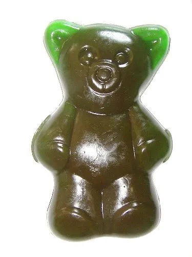 Gummibär extra Groß 28cm 2 kg Fruchtgummi GRÜN 1kg/17,45€ g1