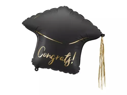 Balon foliowy Czapka Congrats! 60x55cm PartyDeco 5904555086319