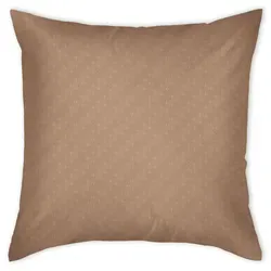 Curt Bauer Mako-Brokat-Damast Bettwäsche Alva Kissenbezug 80x80 cm - terra-braun - Edler Kissenbezug aus Mako-Brokat-Damast mit buntem, grafischem Design. Perfekt für eine stilvolle Schlafumgebung – bügelleicht und hochwertig verarbeitet in Deutschland.