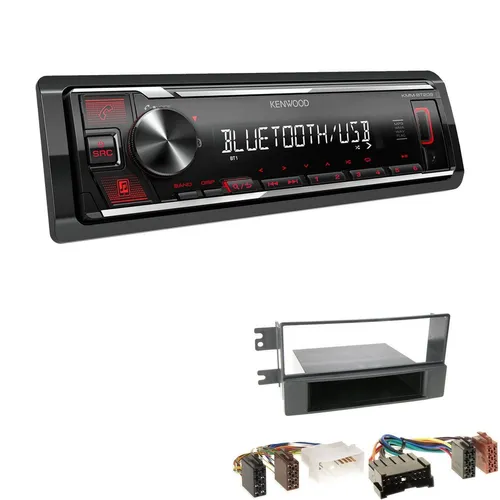 Kenwood 1-DIN Autoradio Bluetooth USB AUX für KIA Cerato Facelift 2005-2008 - Praktisches 1-DIN Autoradio mit Bluetooth, USB und AUX für optimale Musikwiedergabe. Ideal für KIA Cerato Facelift 2005-2008, sorgt für ein modernes Fahrerlebnis.