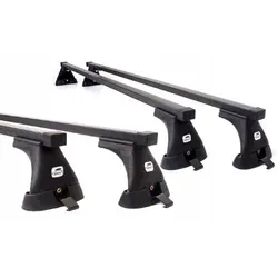 Dachgepäckträger für Toyota Corolla (E12, E13) Mk IX 5-Türer 2005-2007 - Robuster Dachträger für Toyota Corolla (E12, E13) mit TÜV-Zertifikat. Ideal für die sichere Befestigung von Gepäck und Zubehör. Inklusive aller Montageelemente für einfachen Aufbau.