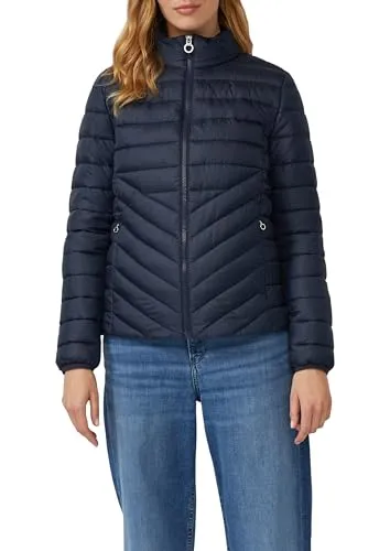 s.Oliver Leichte Steppjacke mit Stehkragen Navy 40 - Funktionsjacke mit Slim Fit, leichtem Futter und stylishen Stehkragen, ideal für die Übergangszeit und vielseitig kombinierbar.